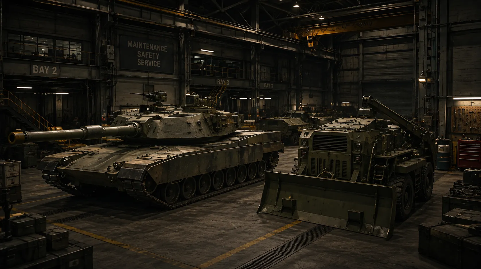 Precision defence components in machine shop